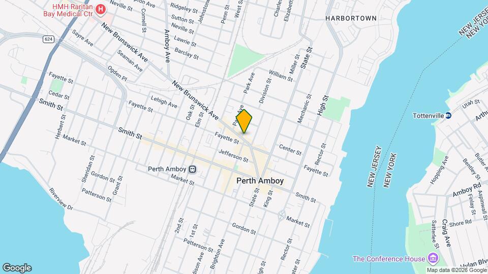 198 New Brunswick Ave Map and Location Details