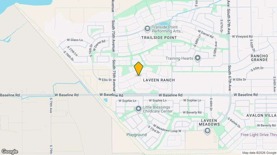 7313 W Ellis St Map and Location Details