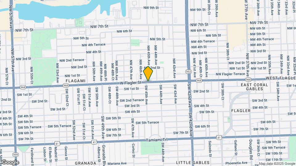 4432 W Flagler St Map and Location Details