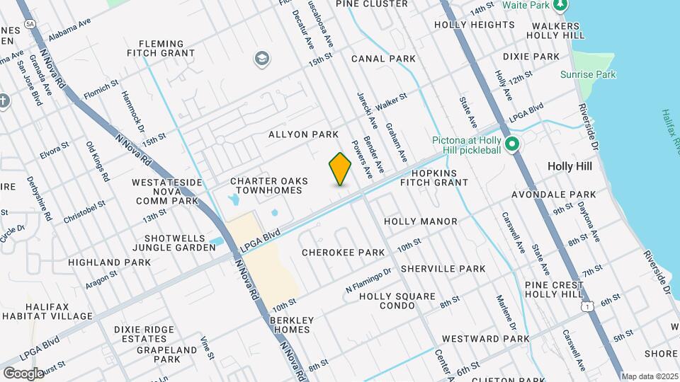 634 LPGA Blvd Map and Location Details