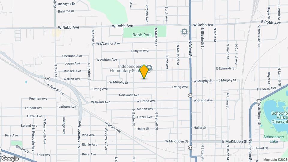 702 W Murphy St Map and Location Details