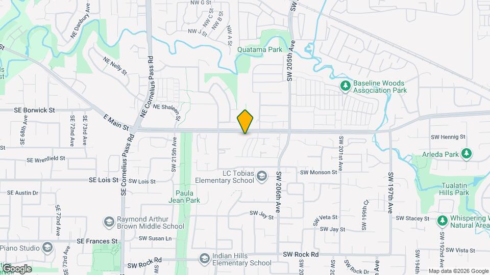 20893 SW Edgemont St Map and Location Details