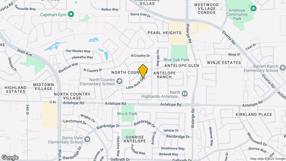 4016 Little Rock Dr Map and Location Details