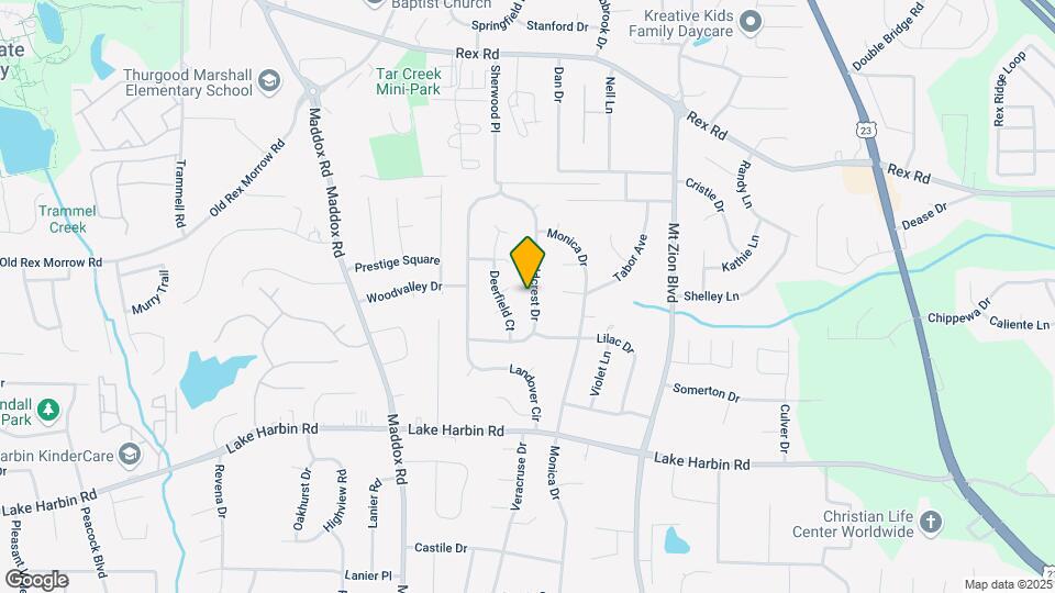 6133 Fieldcrest Dr Map and Location Details