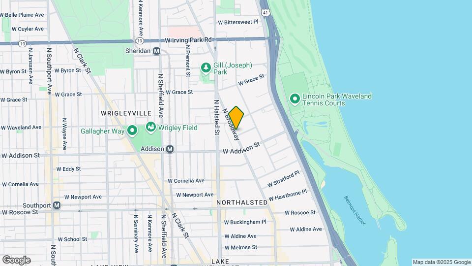 3637 N Paulina St, Unit 1FF Mapa y Detalles de la Ubicación