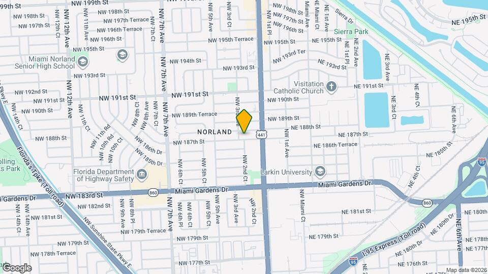 275 NW 187th St Mapa y Detalles de la Ubicación