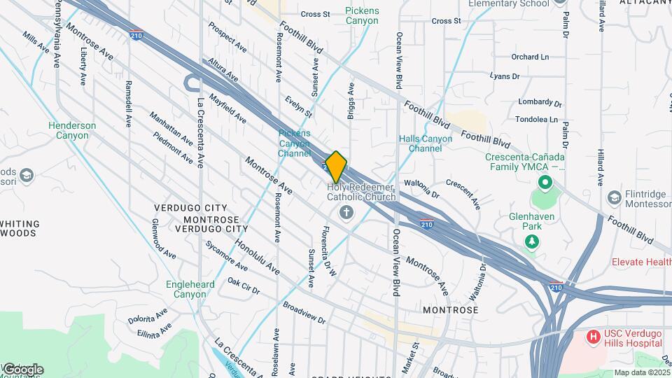 2397 Mayfield Ave Map and Location Details