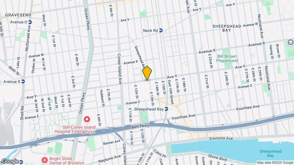 1252 Avenue Y Map and Location Details