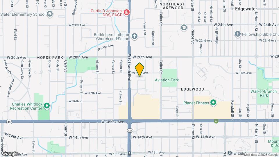 7475 W 18th Ave Map and Location Details