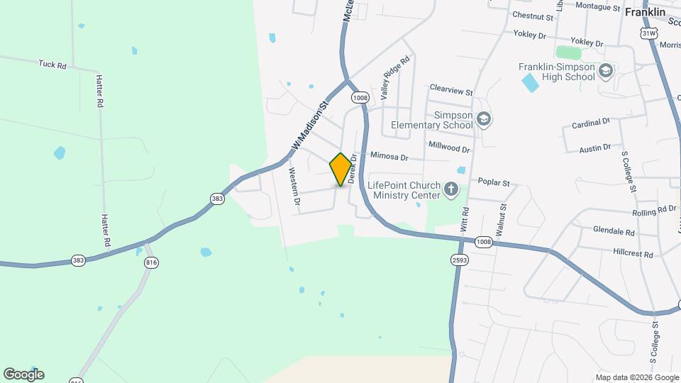 1211 Redbud St Mapa y Detalles de la Ubicación