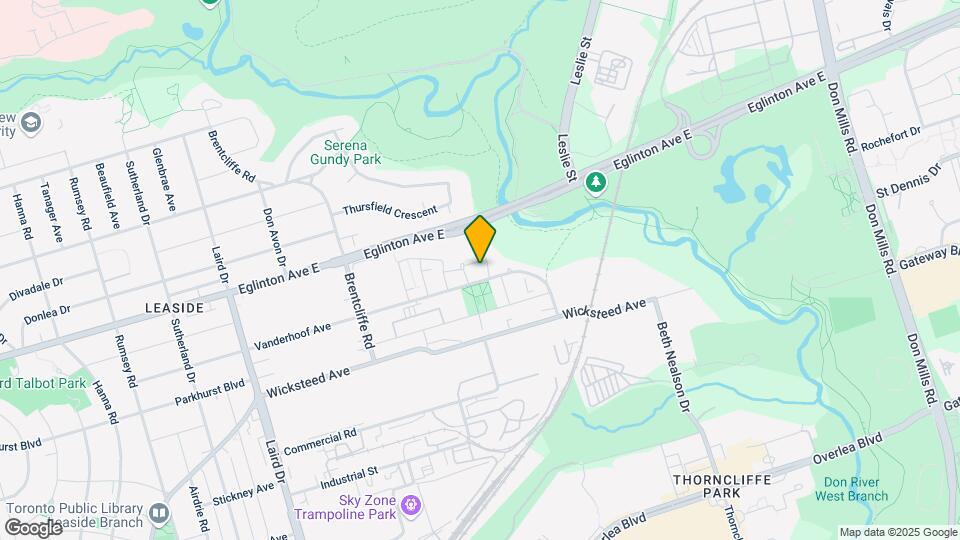 152 Vanderhoof Ave Map and Location Details