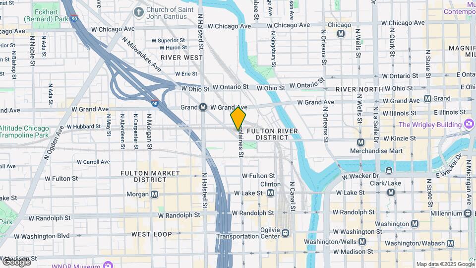 401-409 N Milwaukee Ave Map and Location Details