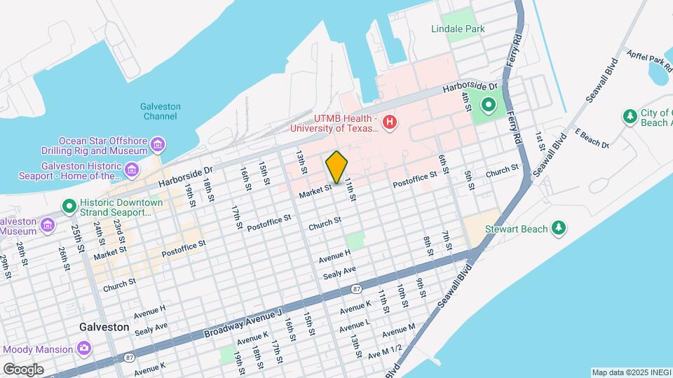 1121 Market St Map and Location Details