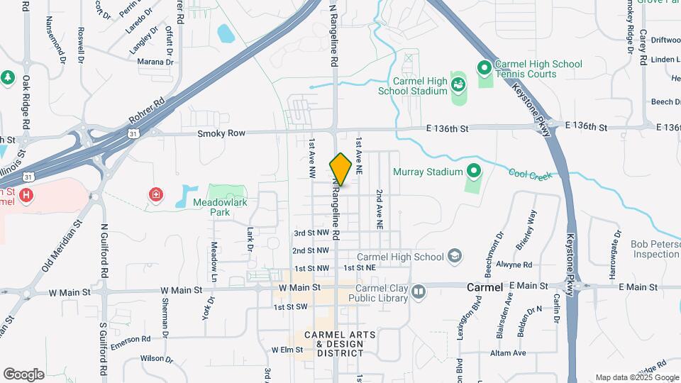511 N Range Line Rd Map and Location Details