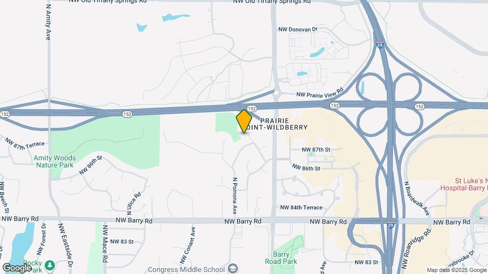 8704 N Shannon Ave Mapa y Detalles de la Ubicación