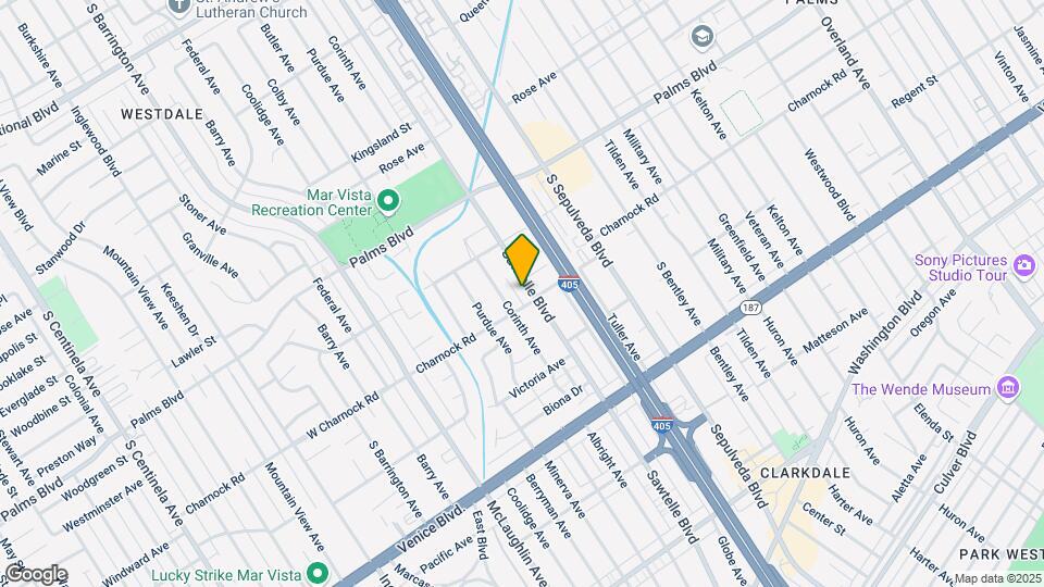 3559 Sawtelle Blvd Map and Location Details