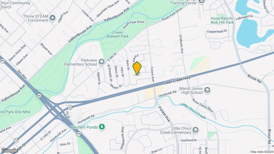 1966 Modoc Dr Map and Location Details