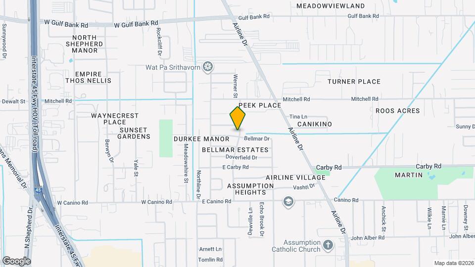 319 Bellmar Dr Map and Location Details