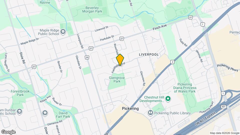 1415 Fieldlight Blvd Map and Location Details