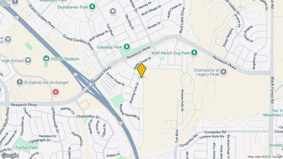 8677 Roaring Fork Dr Map and Location Details