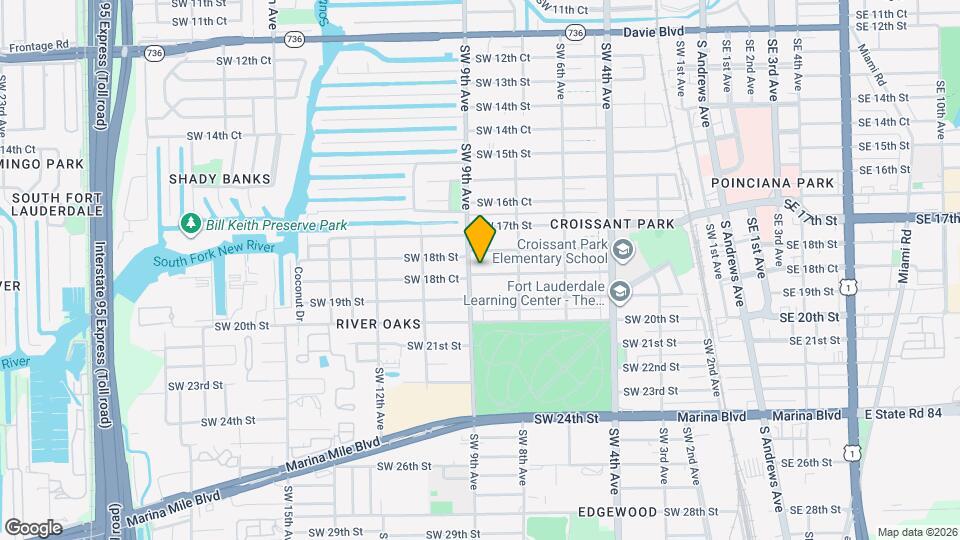 841 SW 18th Ct Map and Location Details