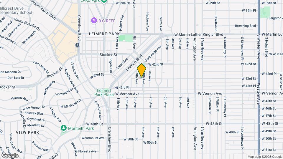 4303 1/2 8th Ave Map and Location Details