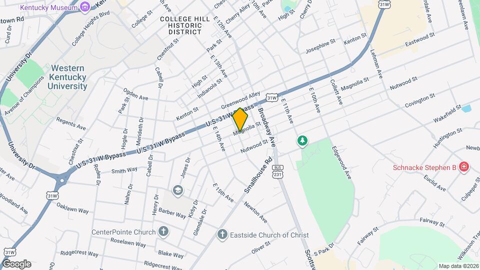 1266 Magnolia St Mapa y Detalles de la Ubicación