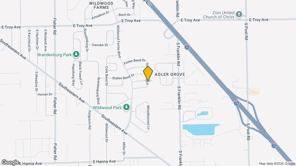 3423 Grove Berry Ln Map and Location Details
