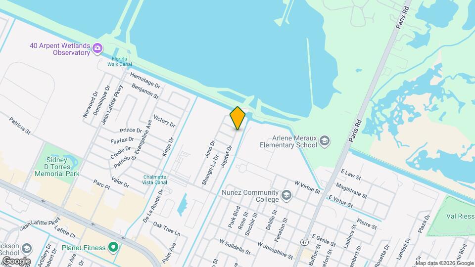 4019 Jupiter Dr Map and Location Details