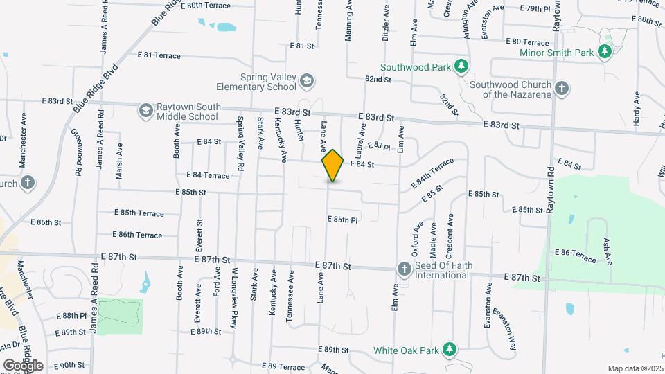 9002 E 85 St Map and Location Details
