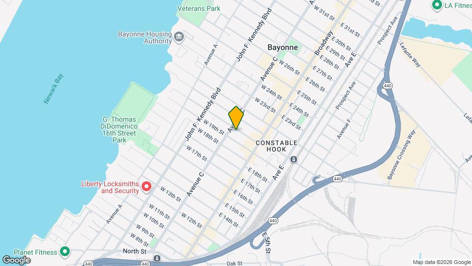 40-46-46 W 20th St Map and Location Details