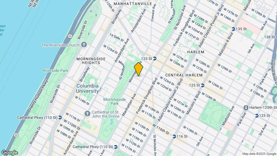 353 W 121st St Mapa y Detalles de la Ubicación