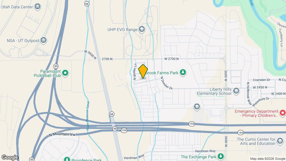 4419 W Glendon Dr Map and Location Details