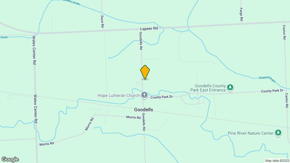 2840 Goodells Rd Map and Location Details