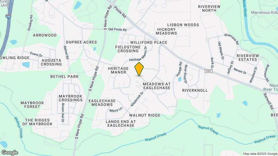 1716 Netherfield Ln Map and Location Details