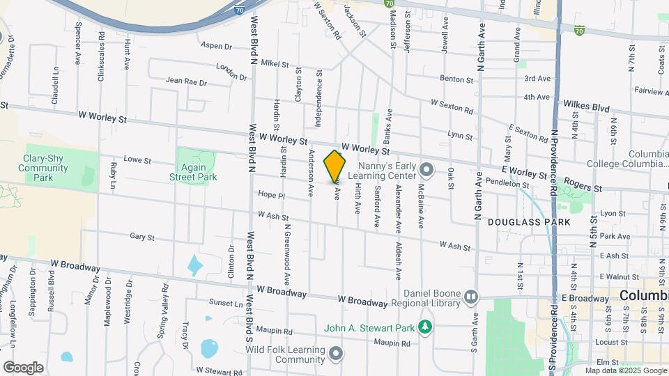 307 Ridgeway Ave Map and Location Details