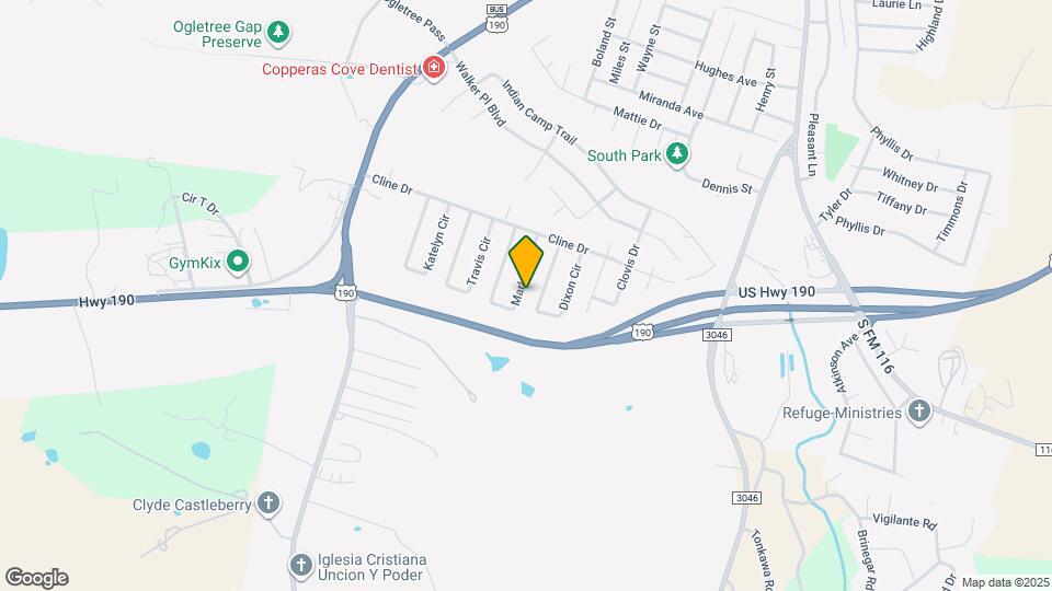 1121 Marlee Cir Map and Location Details