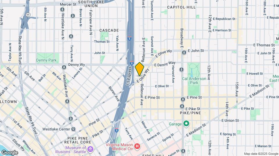 312 E Olive Pl Map and Location Details