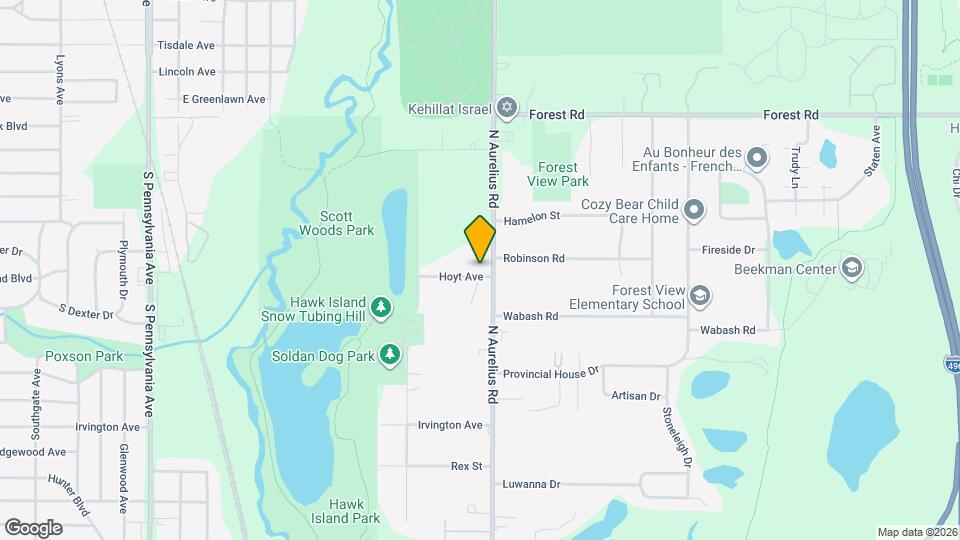 1933 Hoyt Ave Mapa y Detalles de la Ubicación