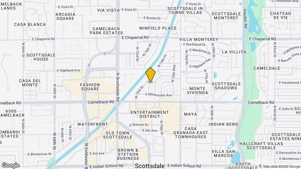 4613 N 74th St Map and Location Details