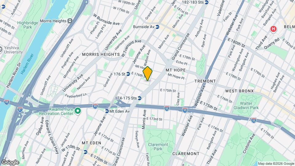 1815 Morris Ave Map and Location Details