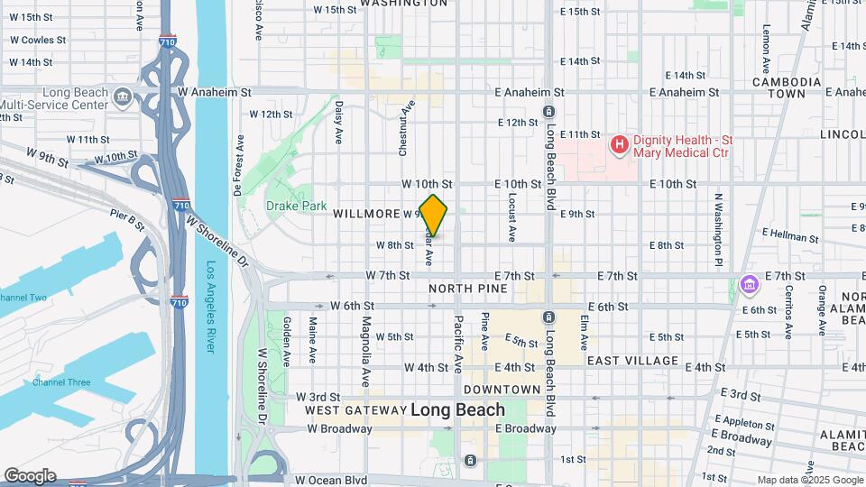243 W 8th St Map and Location Details