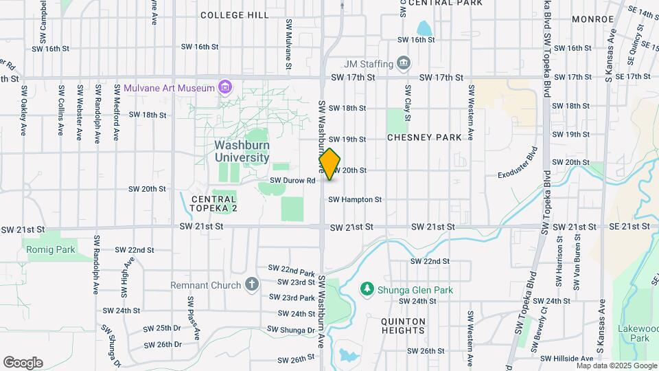 2020 SW Washburn Ave Map and Location Details