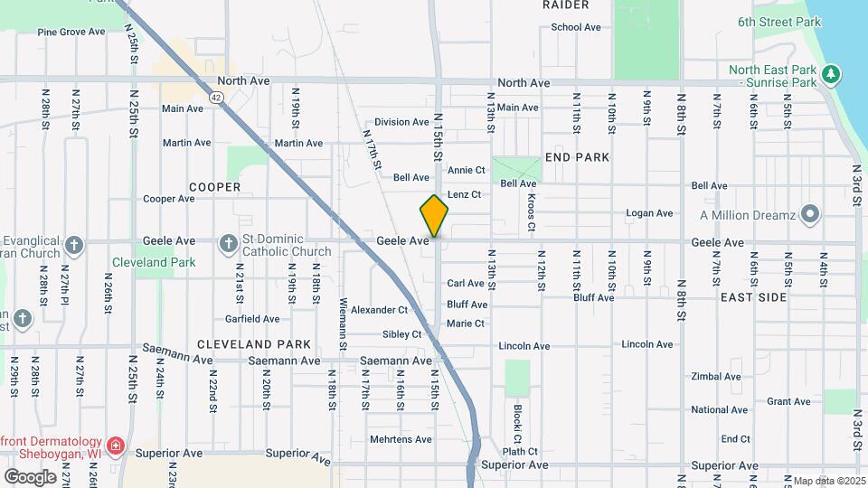 2126 N 15th St, Unit 2126 Map and Location Details