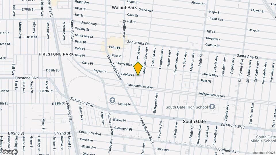 8448 Beechwood Ave Map and Location Details