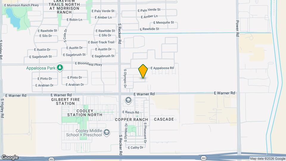 4160 E Brisa Dr Map and Location Details