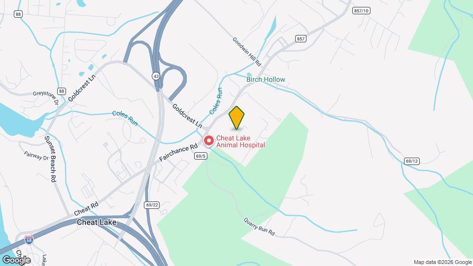 102 Twin Knobs Dr Map and Location Details