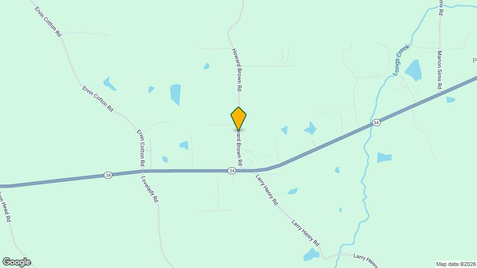 1052 Howard Brown Rd Map and Location Details