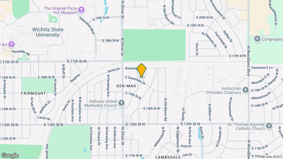 1701 N Floberta Rd Map and Location Details