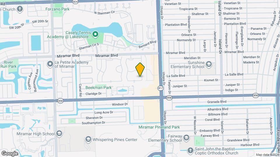 2830 SW 82nd Ave Map and Location Details